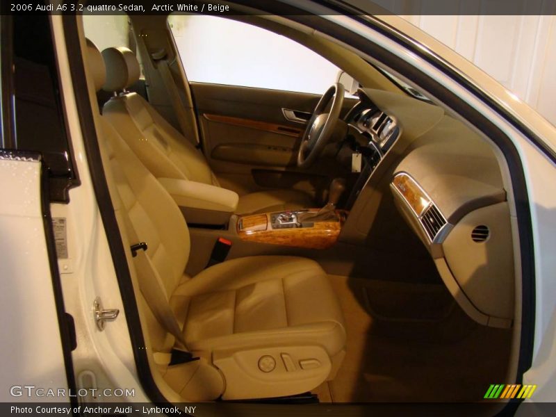 Arctic White / Beige 2006 Audi A6 3.2 quattro Sedan