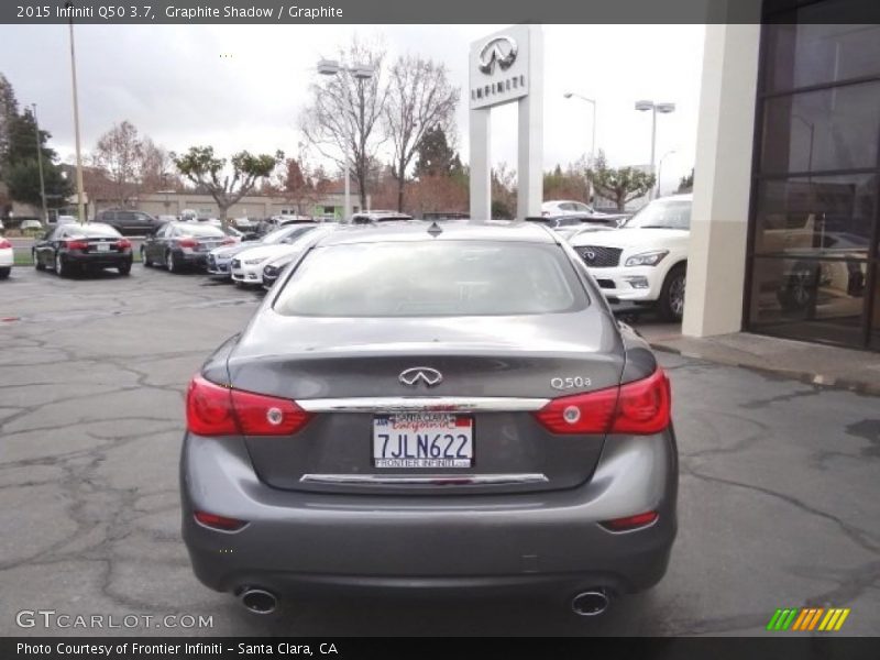 Graphite Shadow / Graphite 2015 Infiniti Q50 3.7