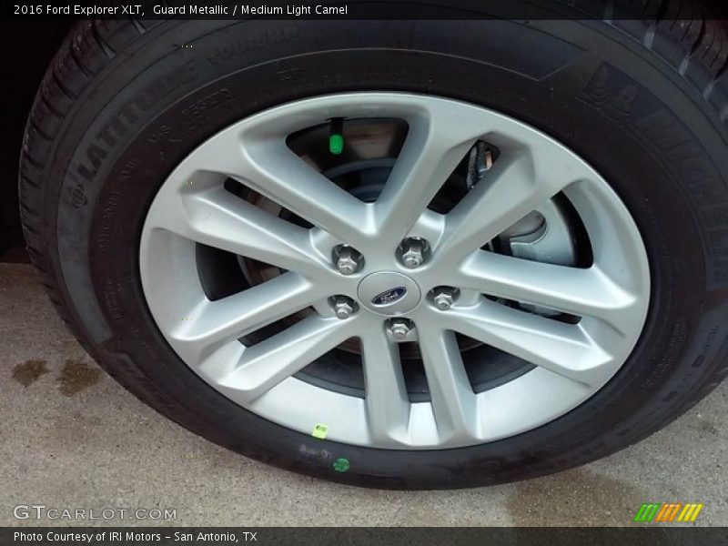 Guard Metallic / Medium Light Camel 2016 Ford Explorer XLT