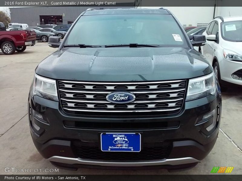 Guard Metallic / Medium Light Camel 2016 Ford Explorer XLT