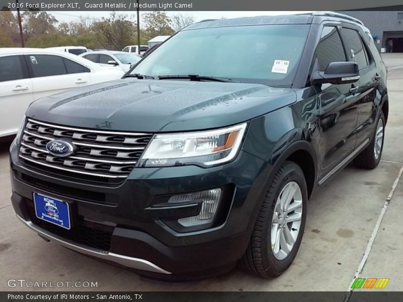 Guard Metallic / Medium Light Camel 2016 Ford Explorer XLT
