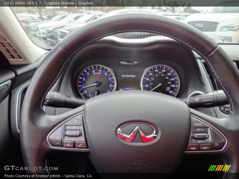 Graphite Shadow / Graphite 2015 Infiniti Q50 3.7