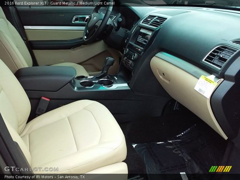 Guard Metallic / Medium Light Camel 2016 Ford Explorer XLT