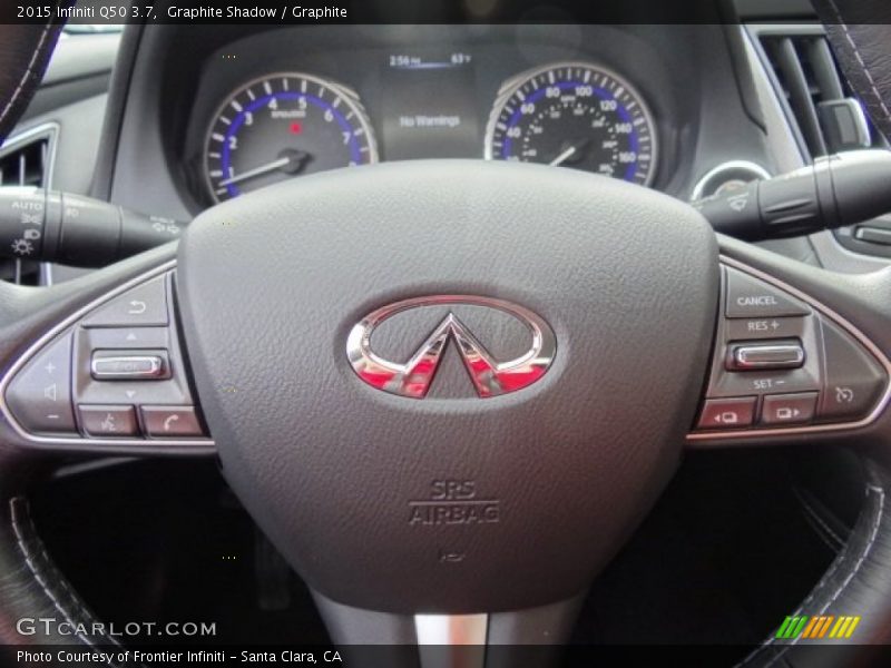 Graphite Shadow / Graphite 2015 Infiniti Q50 3.7