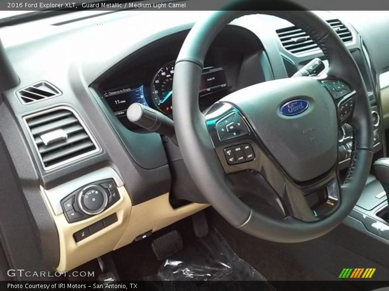 Guard Metallic / Medium Light Camel 2016 Ford Explorer XLT