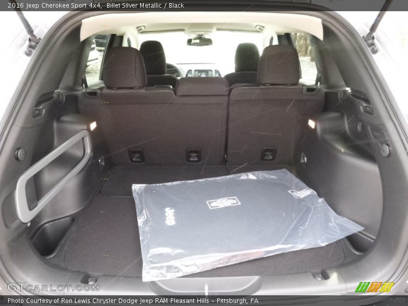 Billet Silver Metallic / Black 2016 Jeep Cherokee Sport 4x4