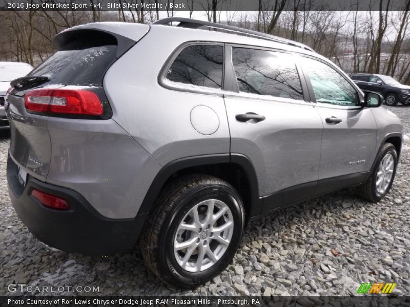 Billet Silver Metallic / Black 2016 Jeep Cherokee Sport 4x4