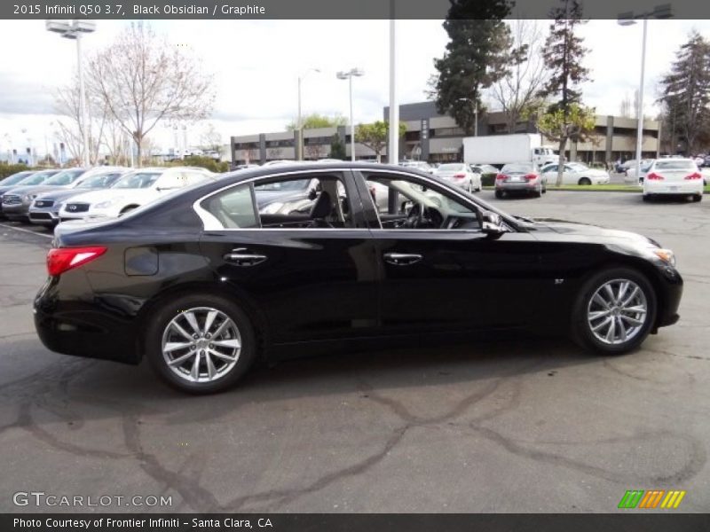 Black Obsidian / Graphite 2015 Infiniti Q50 3.7