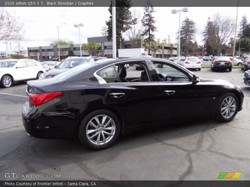 Black Obsidian / Graphite 2015 Infiniti Q50 3.7