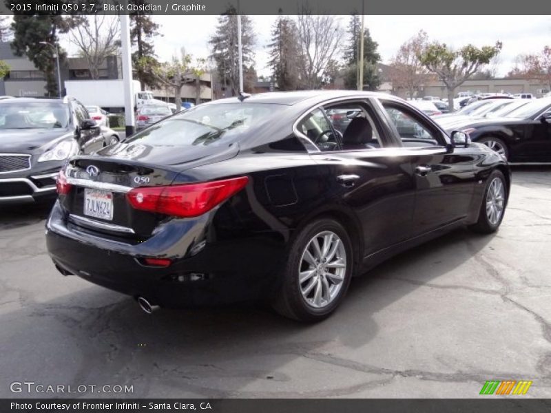 Black Obsidian / Graphite 2015 Infiniti Q50 3.7