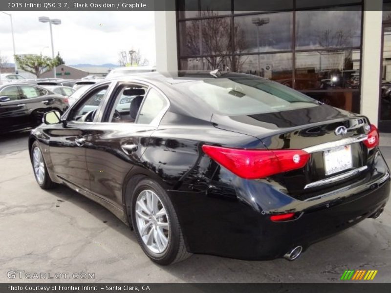 Black Obsidian / Graphite 2015 Infiniti Q50 3.7