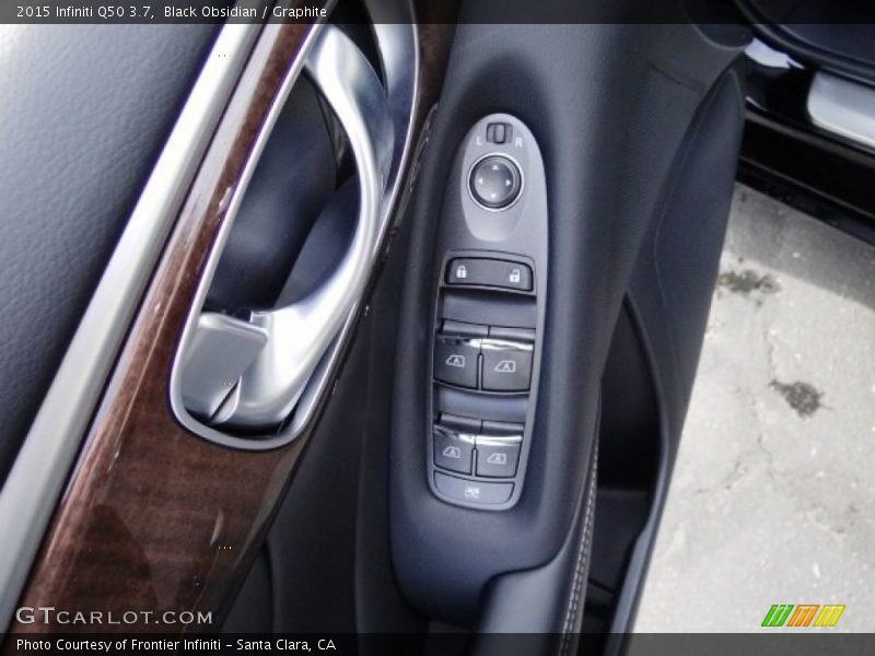 Black Obsidian / Graphite 2015 Infiniti Q50 3.7