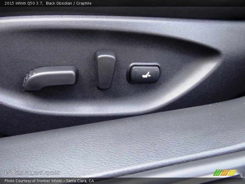 Black Obsidian / Graphite 2015 Infiniti Q50 3.7