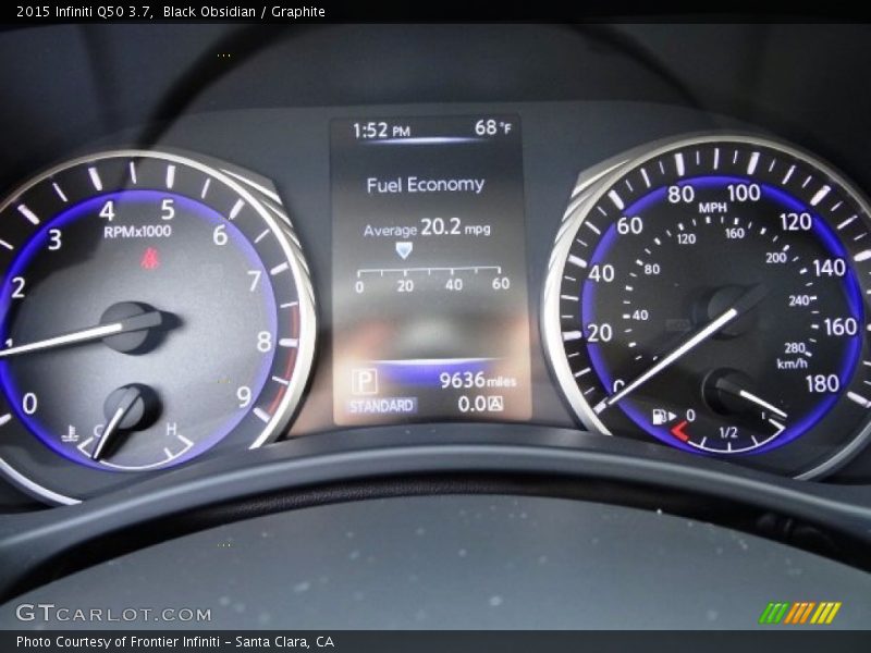 Black Obsidian / Graphite 2015 Infiniti Q50 3.7