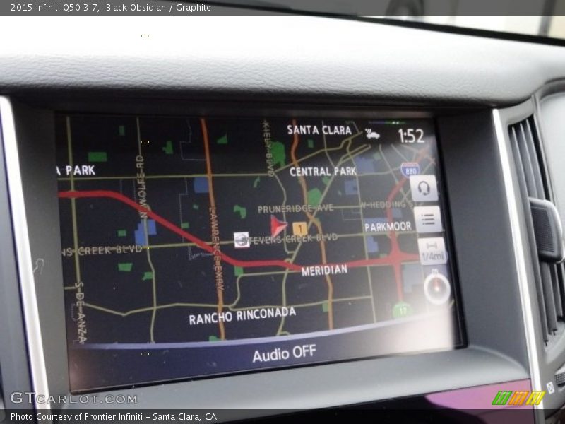 Black Obsidian / Graphite 2015 Infiniti Q50 3.7