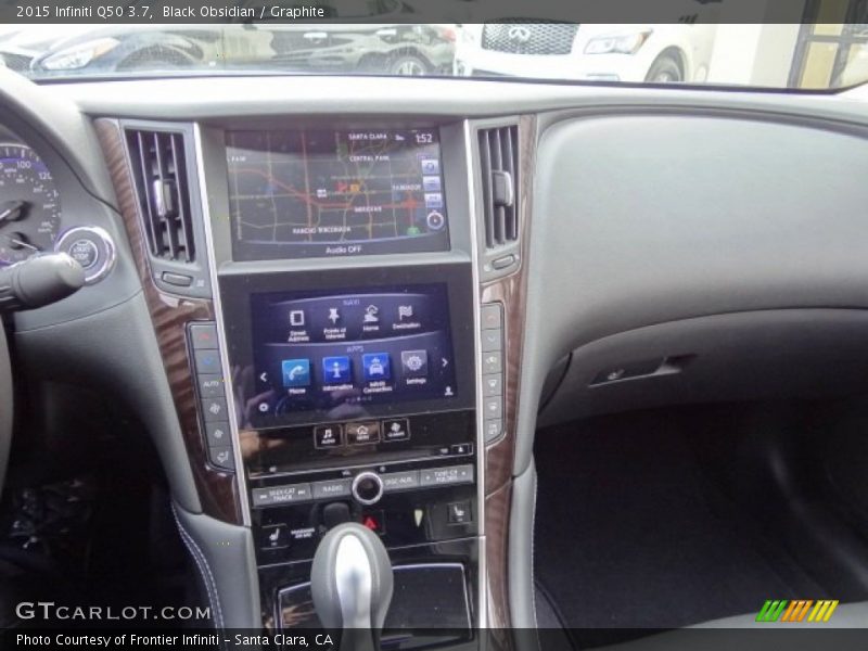 Black Obsidian / Graphite 2015 Infiniti Q50 3.7