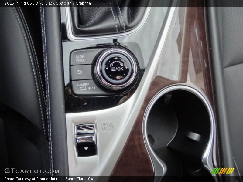 Black Obsidian / Graphite 2015 Infiniti Q50 3.7