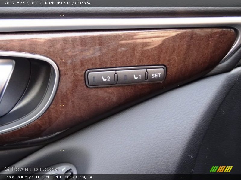 Black Obsidian / Graphite 2015 Infiniti Q50 3.7