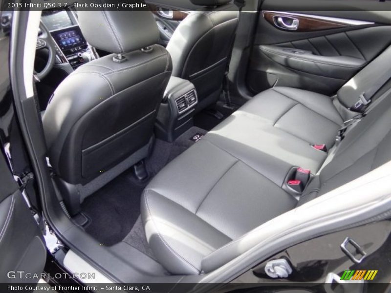Black Obsidian / Graphite 2015 Infiniti Q50 3.7