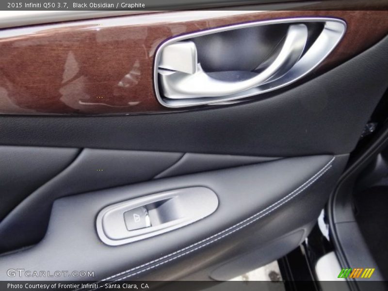 Black Obsidian / Graphite 2015 Infiniti Q50 3.7