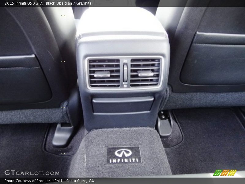 Black Obsidian / Graphite 2015 Infiniti Q50 3.7