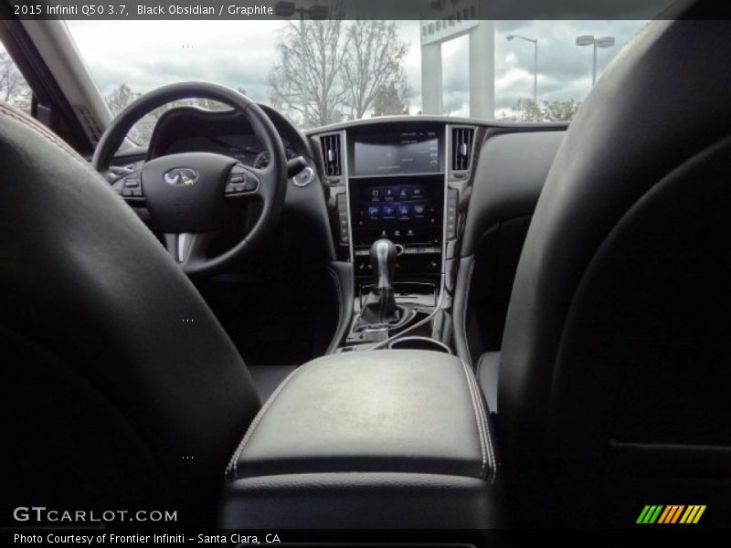 Black Obsidian / Graphite 2015 Infiniti Q50 3.7