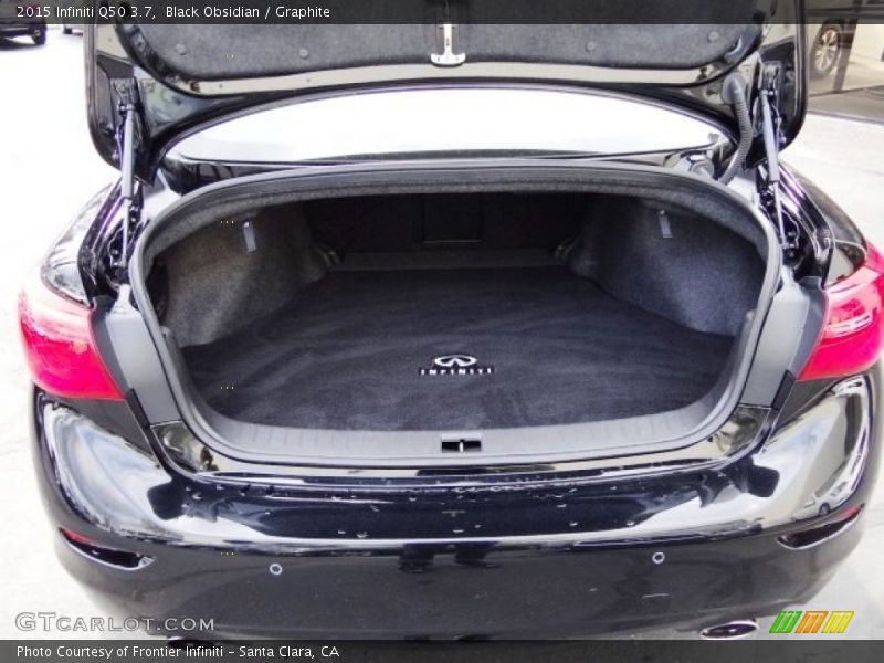 Black Obsidian / Graphite 2015 Infiniti Q50 3.7