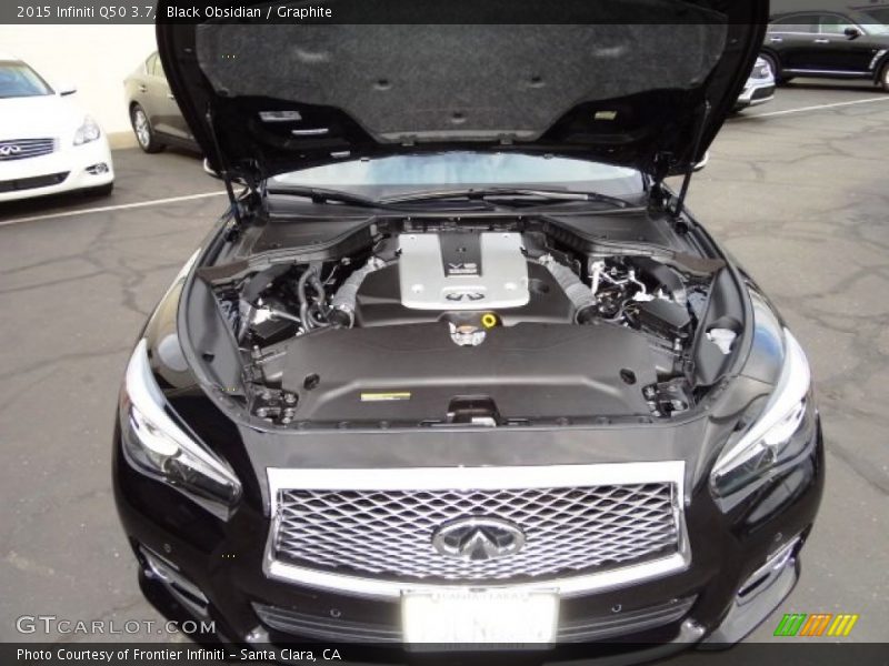 Black Obsidian / Graphite 2015 Infiniti Q50 3.7