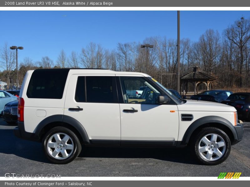 Alaska White / Alpaca Beige 2008 Land Rover LR3 V8 HSE