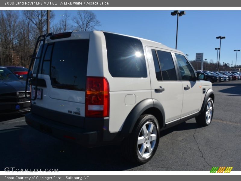 Alaska White / Alpaca Beige 2008 Land Rover LR3 V8 HSE