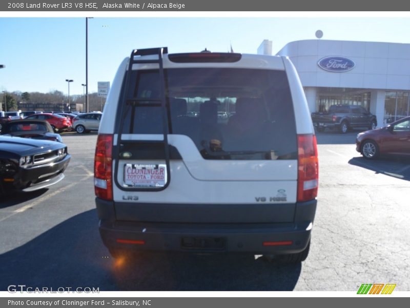 Alaska White / Alpaca Beige 2008 Land Rover LR3 V8 HSE