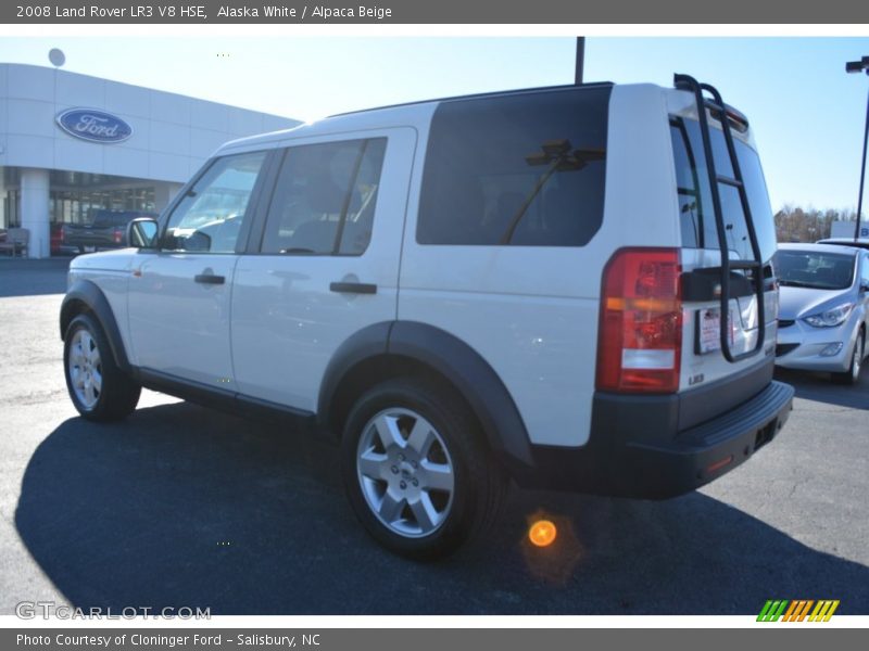 Alaska White / Alpaca Beige 2008 Land Rover LR3 V8 HSE