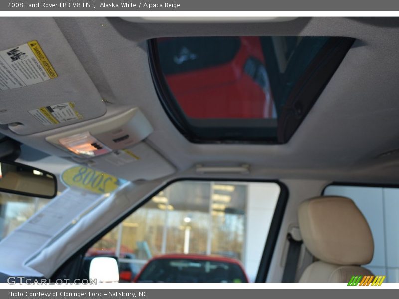 Alaska White / Alpaca Beige 2008 Land Rover LR3 V8 HSE