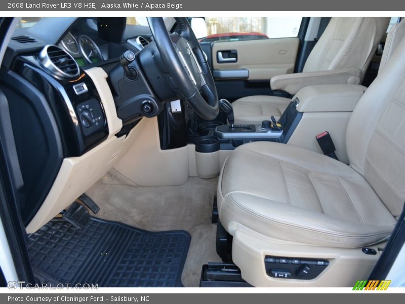 Alaska White / Alpaca Beige 2008 Land Rover LR3 V8 HSE