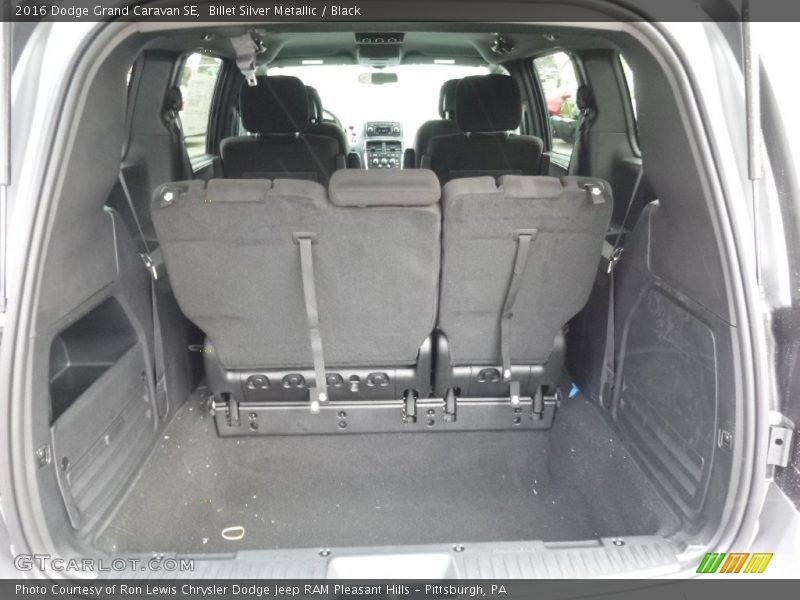 Billet Silver Metallic / Black 2016 Dodge Grand Caravan SE