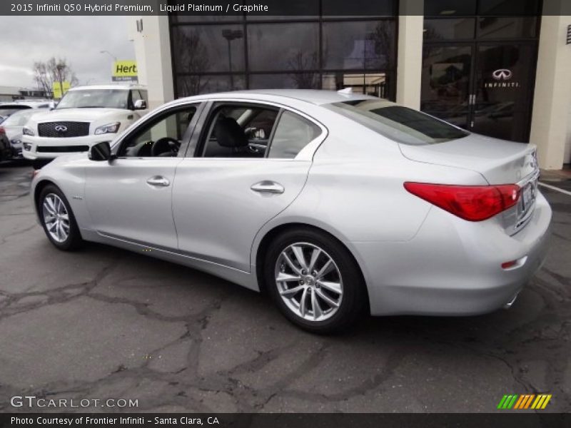 Liquid Platinum / Graphite 2015 Infiniti Q50 Hybrid Premium