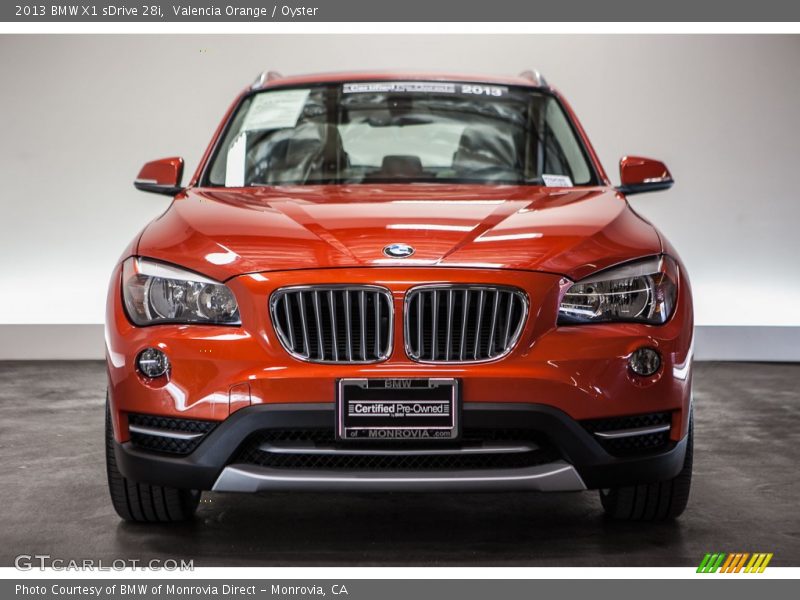 Valencia Orange / Oyster 2013 BMW X1 sDrive 28i