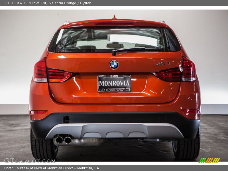 Valencia Orange / Oyster 2013 BMW X1 sDrive 28i