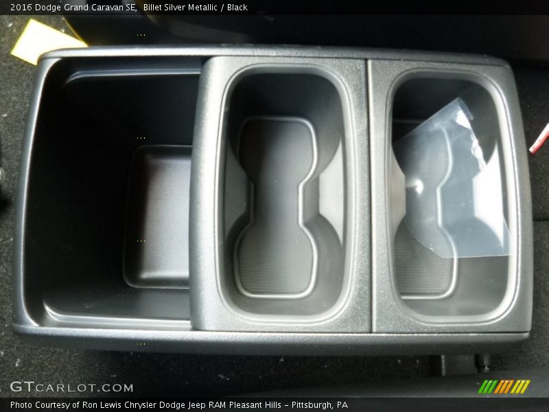 Billet Silver Metallic / Black 2016 Dodge Grand Caravan SE