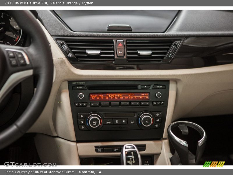 Valencia Orange / Oyster 2013 BMW X1 sDrive 28i