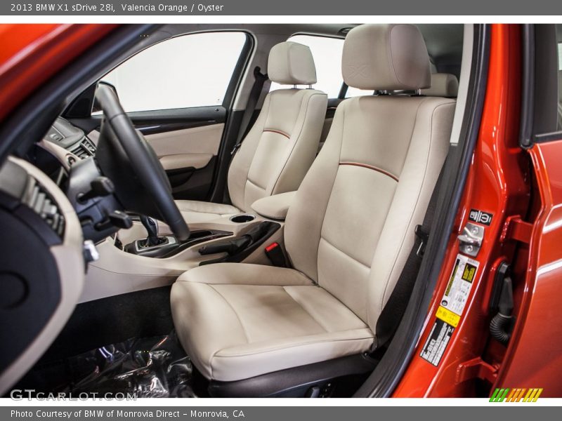 Valencia Orange / Oyster 2013 BMW X1 sDrive 28i