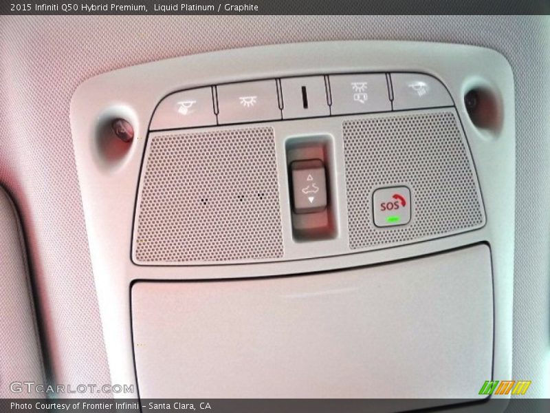 Liquid Platinum / Graphite 2015 Infiniti Q50 Hybrid Premium