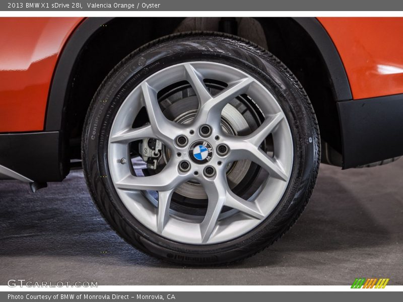 Valencia Orange / Oyster 2013 BMW X1 sDrive 28i