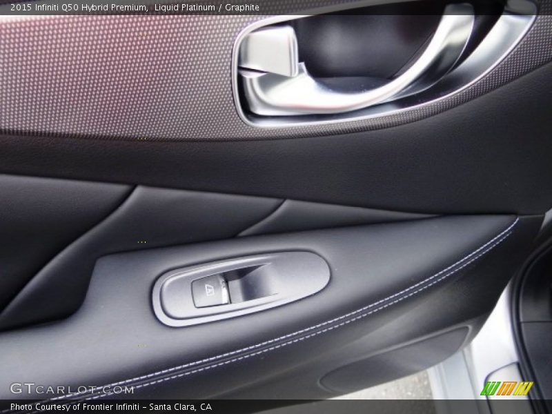 Liquid Platinum / Graphite 2015 Infiniti Q50 Hybrid Premium