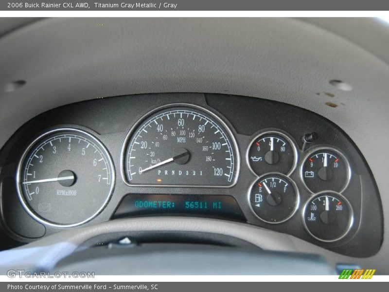 Titanium Gray Metallic / Gray 2006 Buick Rainier CXL AWD