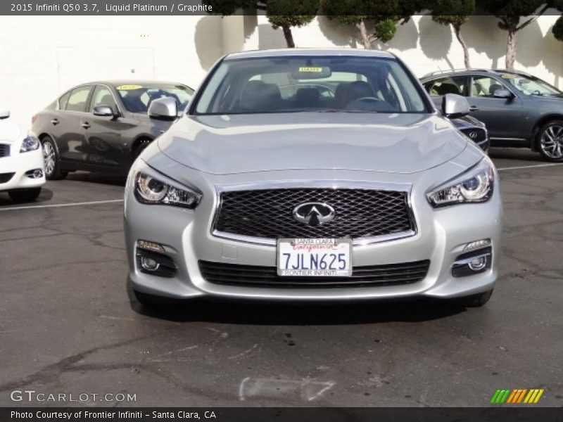 Liquid Platinum / Graphite 2015 Infiniti Q50 3.7