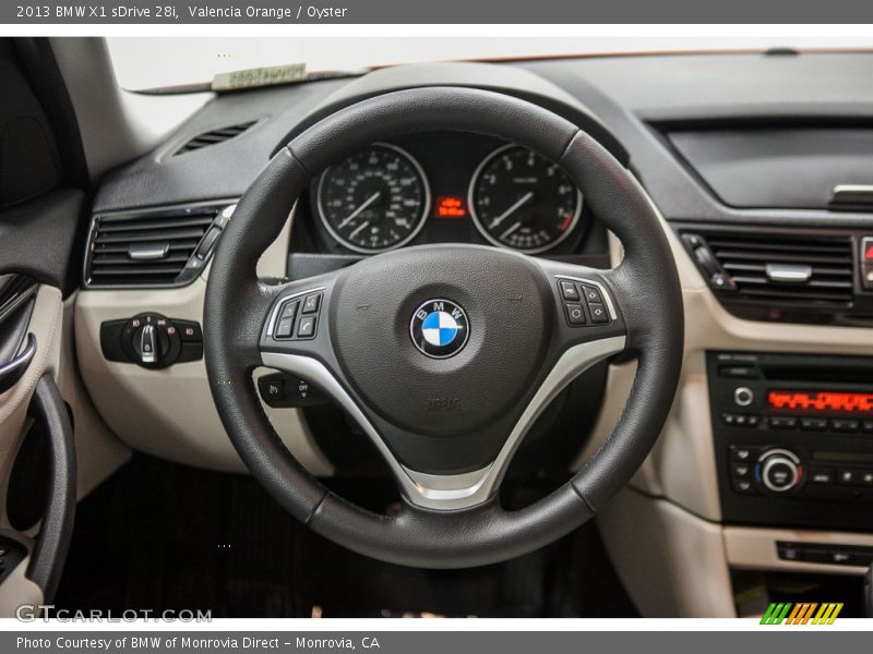 Valencia Orange / Oyster 2013 BMW X1 sDrive 28i
