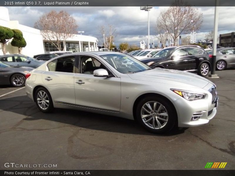Liquid Platinum / Graphite 2015 Infiniti Q50 3.7