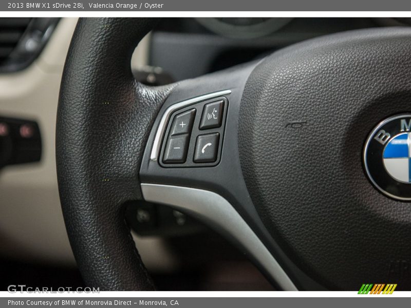 Valencia Orange / Oyster 2013 BMW X1 sDrive 28i