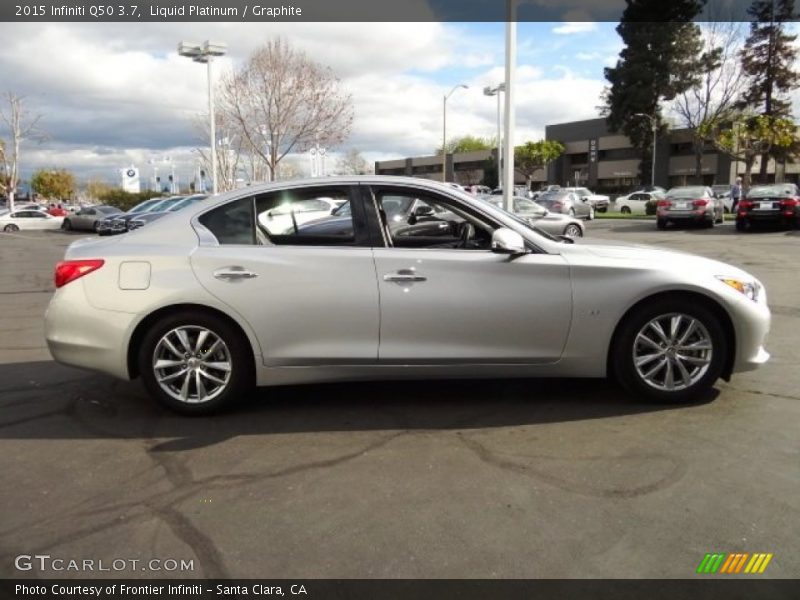 Liquid Platinum / Graphite 2015 Infiniti Q50 3.7